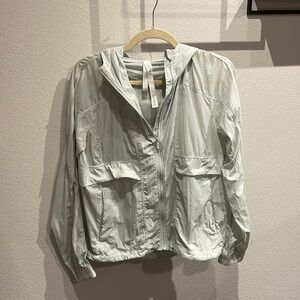 Lululemon Hood Light Jacket Size 4. Color: light blue